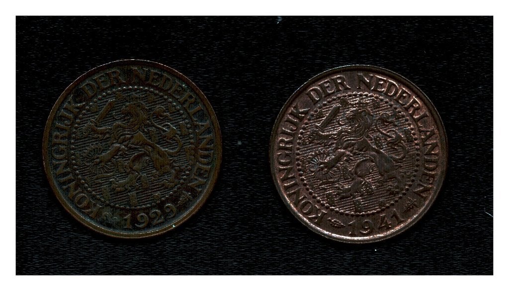 2,5 cent Nederland 1929 en 1941 (M 138), Postzegels en Munten, Munten | Nederland, Ophalen of Verzenden, Koningin Wilhelmina, Overige waardes