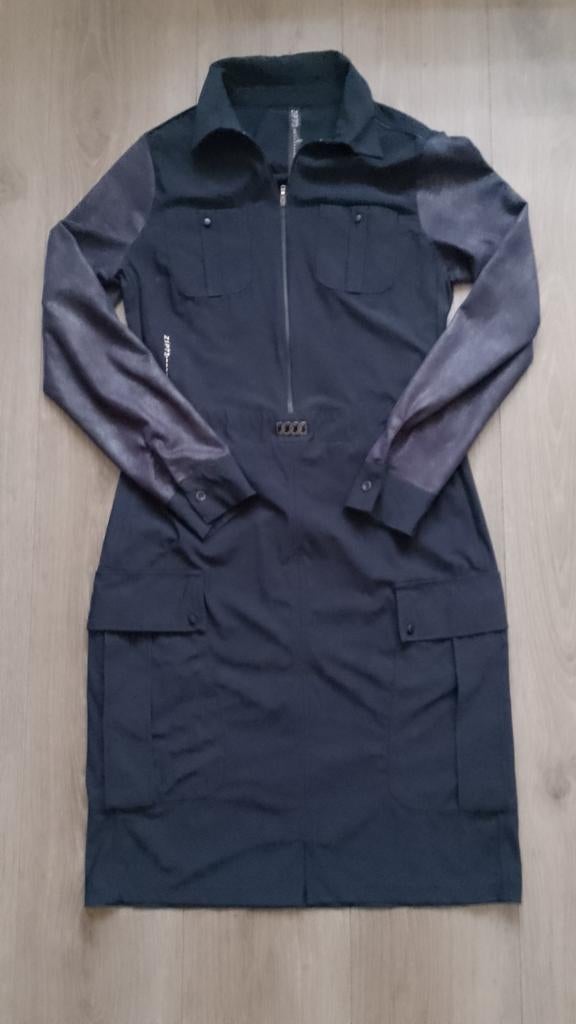 Zipp 73 jurk Marineblauw maat M, Kleding | Dames, Maat 38/40 (M), Blauw, Ophalen of Verzenden, Zo goed als nieuw