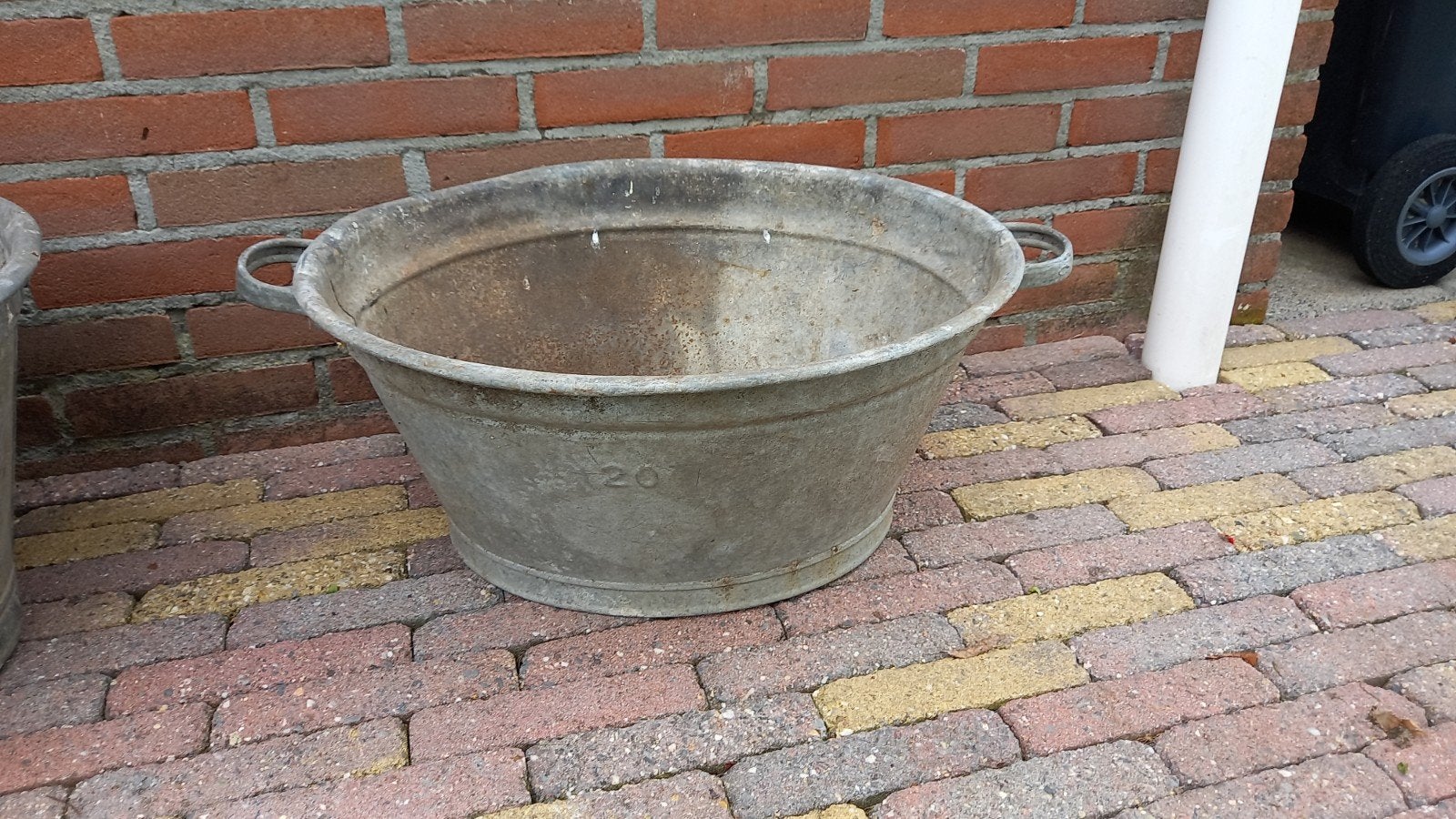 Zinken teil, Ophalen, Gebruikt, Metaal, 30 tot 60 cm