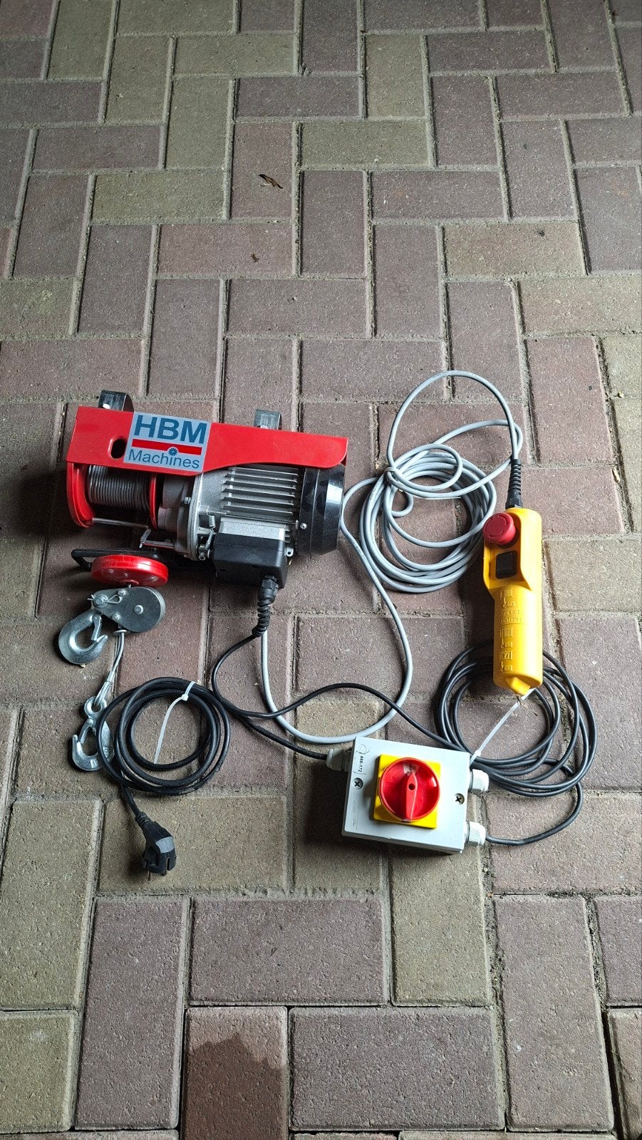 HBM Machines PA 250D Elektrische Takel - Zo goed als nieuw, Ophalen, Zo goed als nieuw, Elektrisch