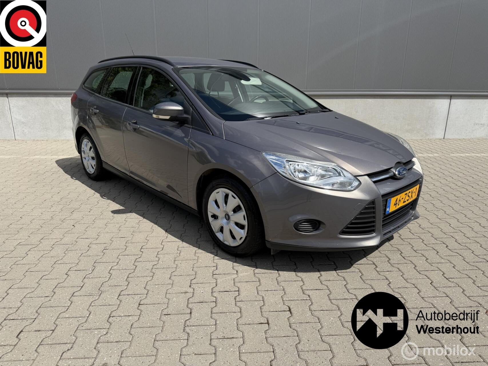 Ford Focus Wagon 1.0 EcoBoost Trend|AIRCO|TREKHAAK|CRUISECON, Auto's, Ford, Euro 5, 101 pk, Gebruikt, Bruin