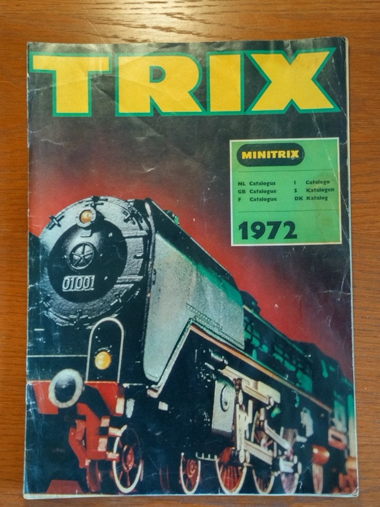Minitrix - Catalogus 1972, Gebruikt, Gelijkstroom of Wisselstroom, Trix, Boek, Tijdschrift of Catalogus