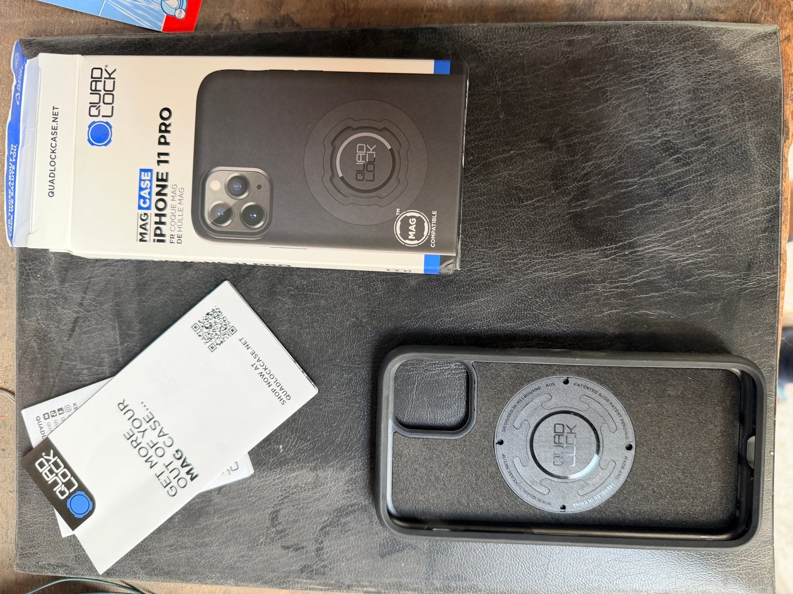 Quad Lock Mag Case voor iPhone 11 Pro -  nieuw, Kunststof, Zwart, IPhone 11 Pro, MagSafe