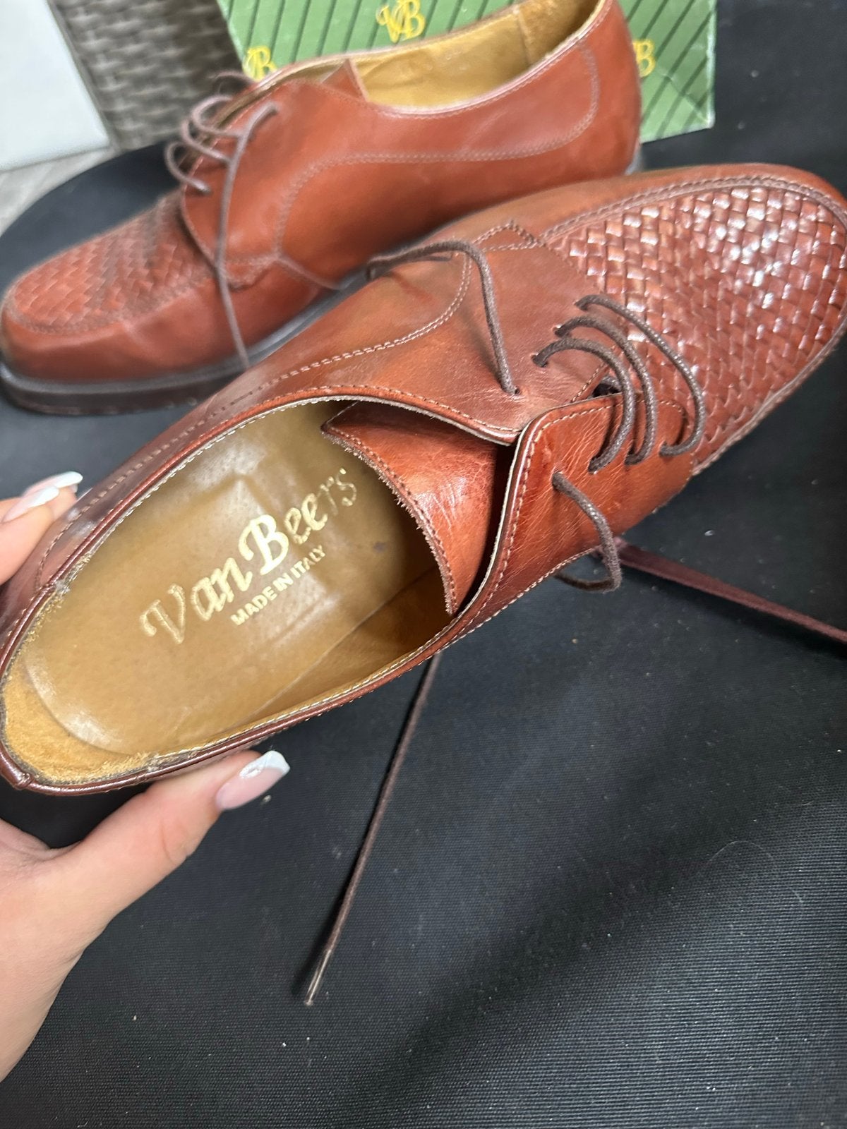Nieuwe Van Beers nette herenschoenen - Maat 43, Kleding | Heren, Schoenen, Ophalen, Nieuw, Bruin, Veterschoenen