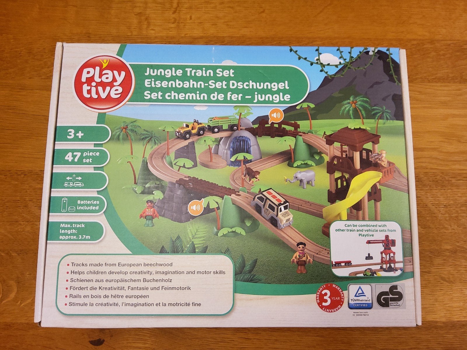 Playtive Jungle Treinset - 47-delige set. nieuw in doos., Ophalen of Verzenden, Nieuw