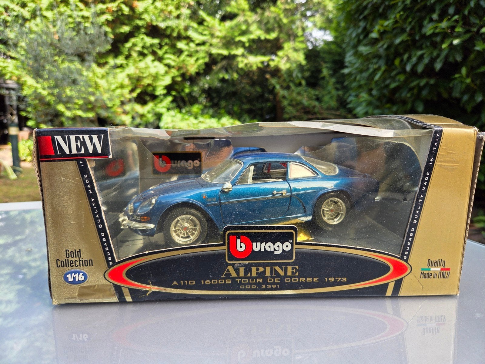 Bburago 1:18 Renault Alpine A110 1600 s modelauto 3391 1973, Ophalen of Verzenden, Gebruikt, Auto, Bburago