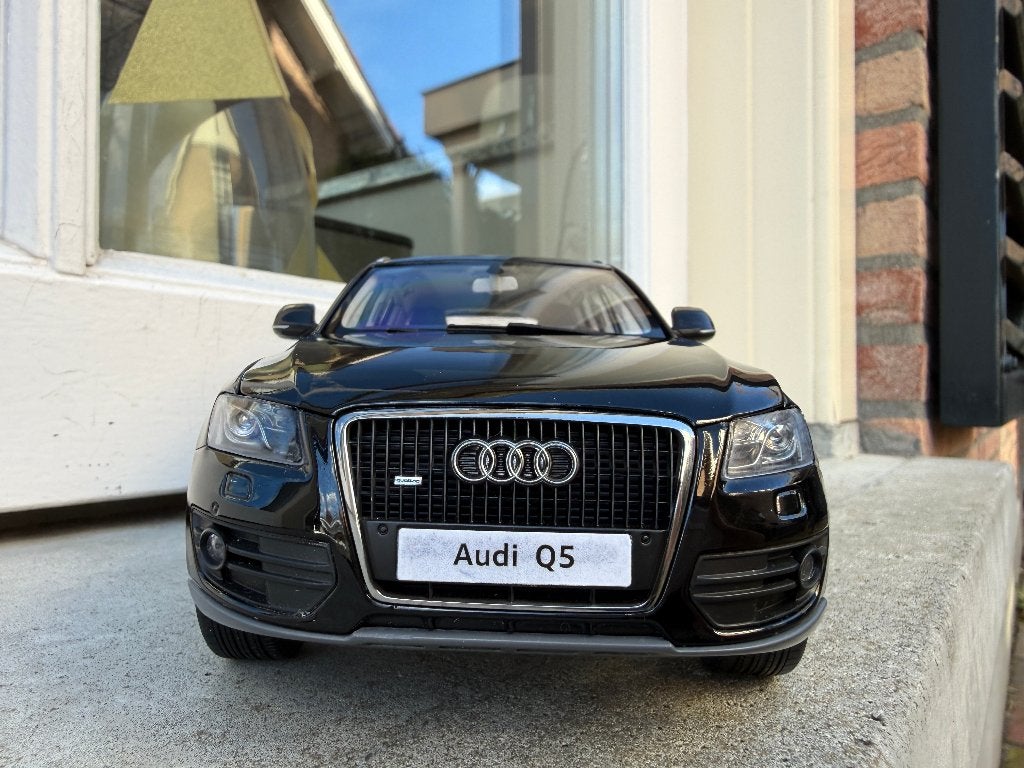 1:18 Audi Q5 2.0T Quattro S-Line Phantom Zwart 2013 Kyosho, Kyosho, Auto, Ophalen of Verzenden, Zo goed als nieuw