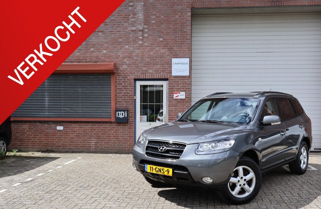 Hyundai Santa Fe 2.7i V6 4WD Supreme NAP 3e eigenaar Leder C, Auto's, Hyundai, Bedrijf, Santa Fe, 4x4, ABS, Airbags, Airconditioning