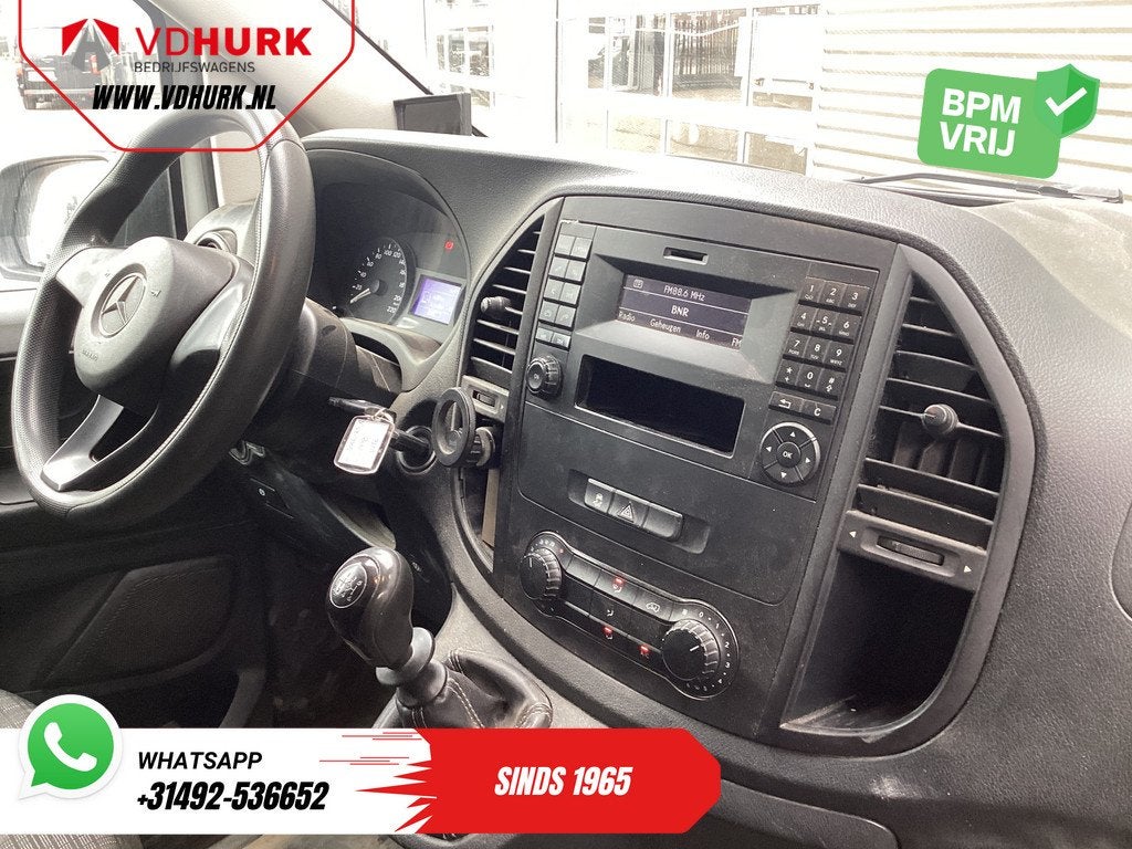 Mercedes-Benz Vito 114 CDI L2 EXPORT Airco/ 270GrDeuren/ Cru, Gebruikt, Euro 6, 4 cilinders, 2000 kg