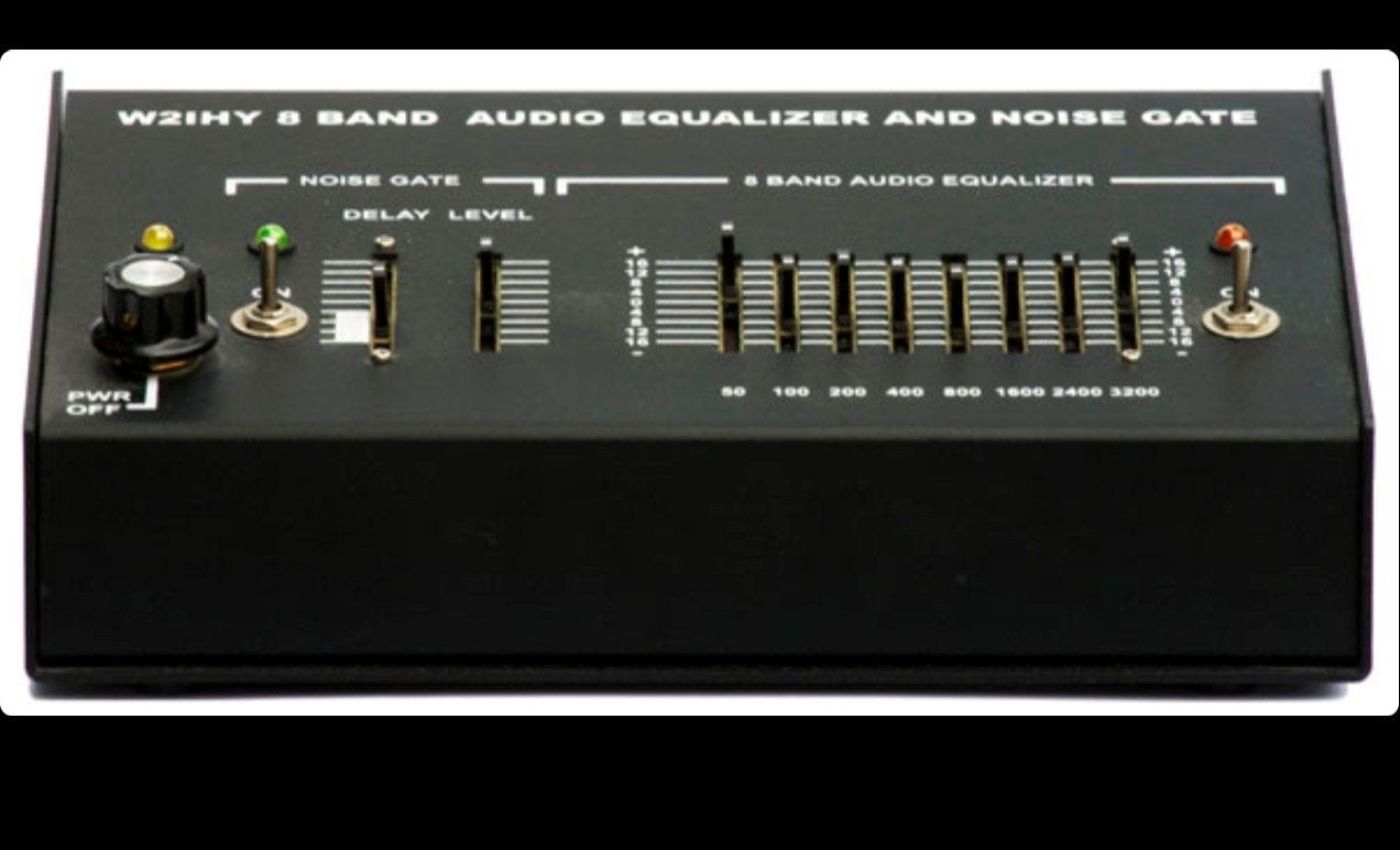 Heil 781 microfoon + W2IHY 8 bands equalizer., Telecommunicatie, Zenders en Ontvangers, Ophalen of Verzenden