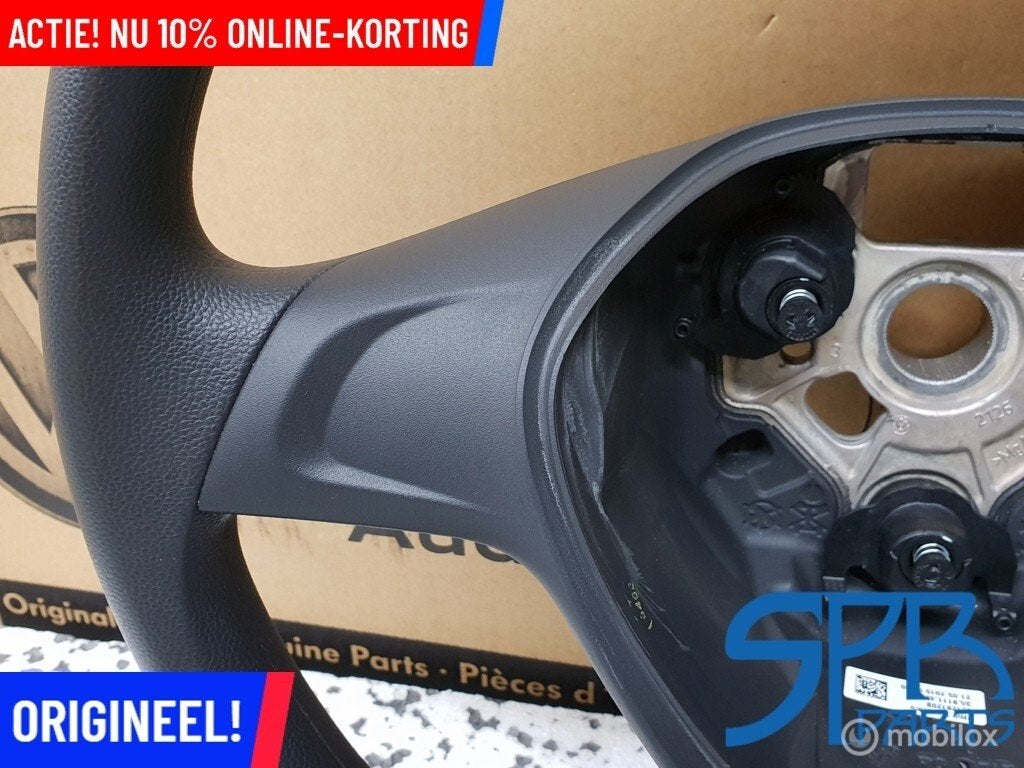 POLO 6C Stuurwiel kunststof STUUR 6C0419091 BASIS STANDAARD, Gebruikt, Volkswagen, Ophalen of Verzenden, Volkswagen