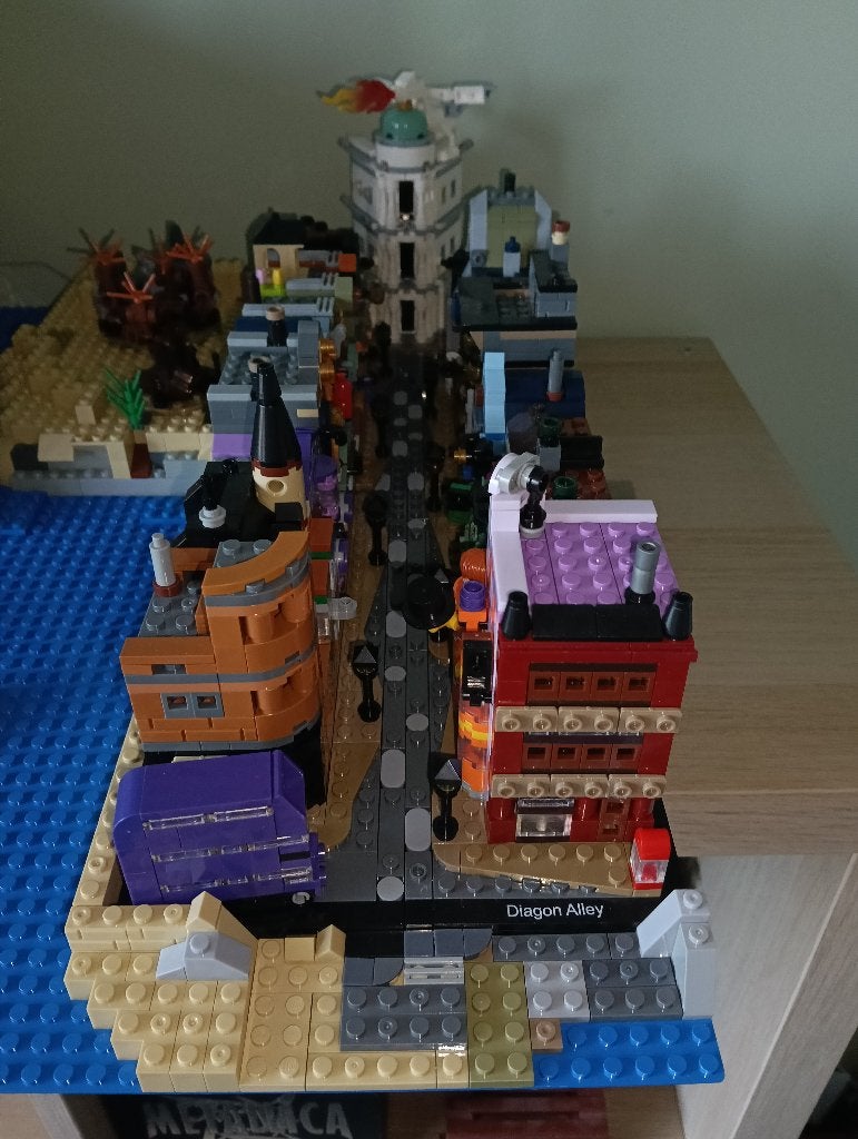 Lepin Diagon Alley - Harry Potter - 2750pcs, Ophalen of Verzenden, Gebruikt, Overige merken