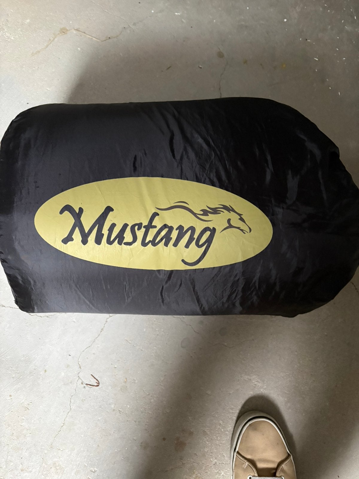 Mustang slaapzak 90x210 – flanel – Hollowfiber – vanaf 5°C, Ophalen of Verzenden, Zo goed als nieuw