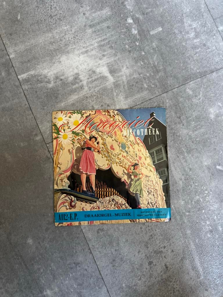 Margriet Discotheek Draaiorgel-Muziek EP A112-E.P., Ophalen of Verzenden, Gebruikt