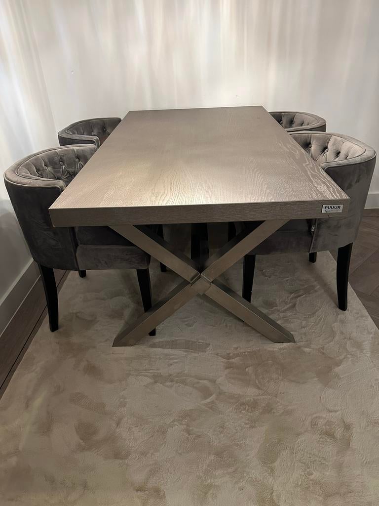 Eettafel PUUUR, Ophalen, Gebruikt, 100 tot 150 cm, 50 tot 100 cm