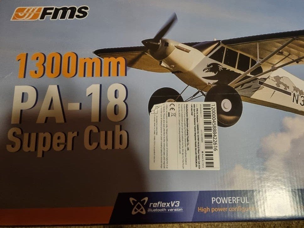 Nieuwe FMS Pa 18  1300mm Pnp.incl reflex Control in Doos, Ophalen of Verzenden, Overige typen