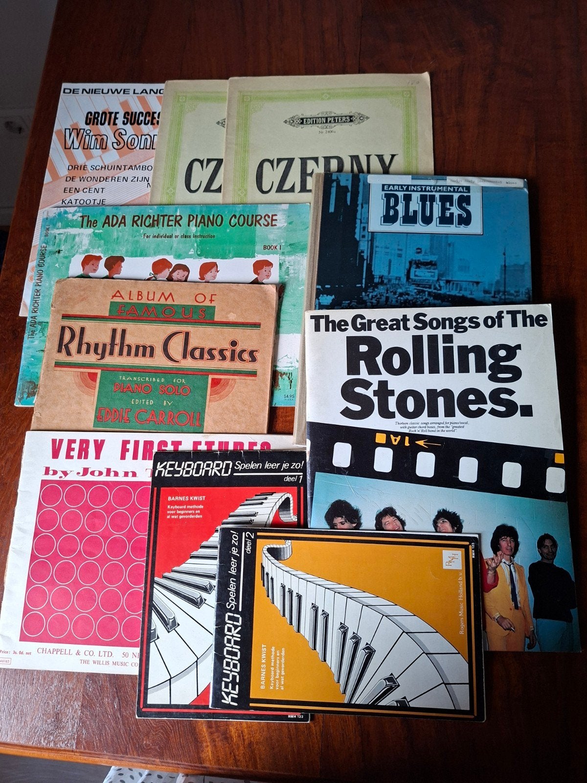 Verzameling bladmuziek/ muziekboeken piano, Muziek en Instrumenten, Ophalen of Verzenden, Gebruikt, Artiest of Componist, Piano