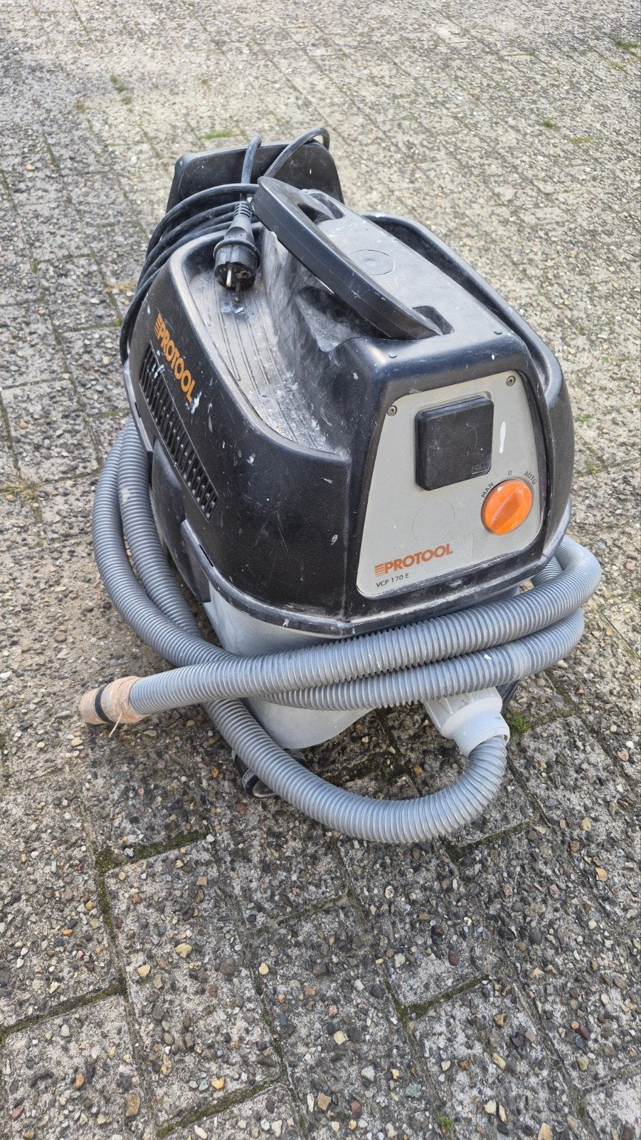 PROTOOL VCP 170 E Bouwstofzuiger - Werkt goed, Ophalen of Verzenden, Gebruikt
