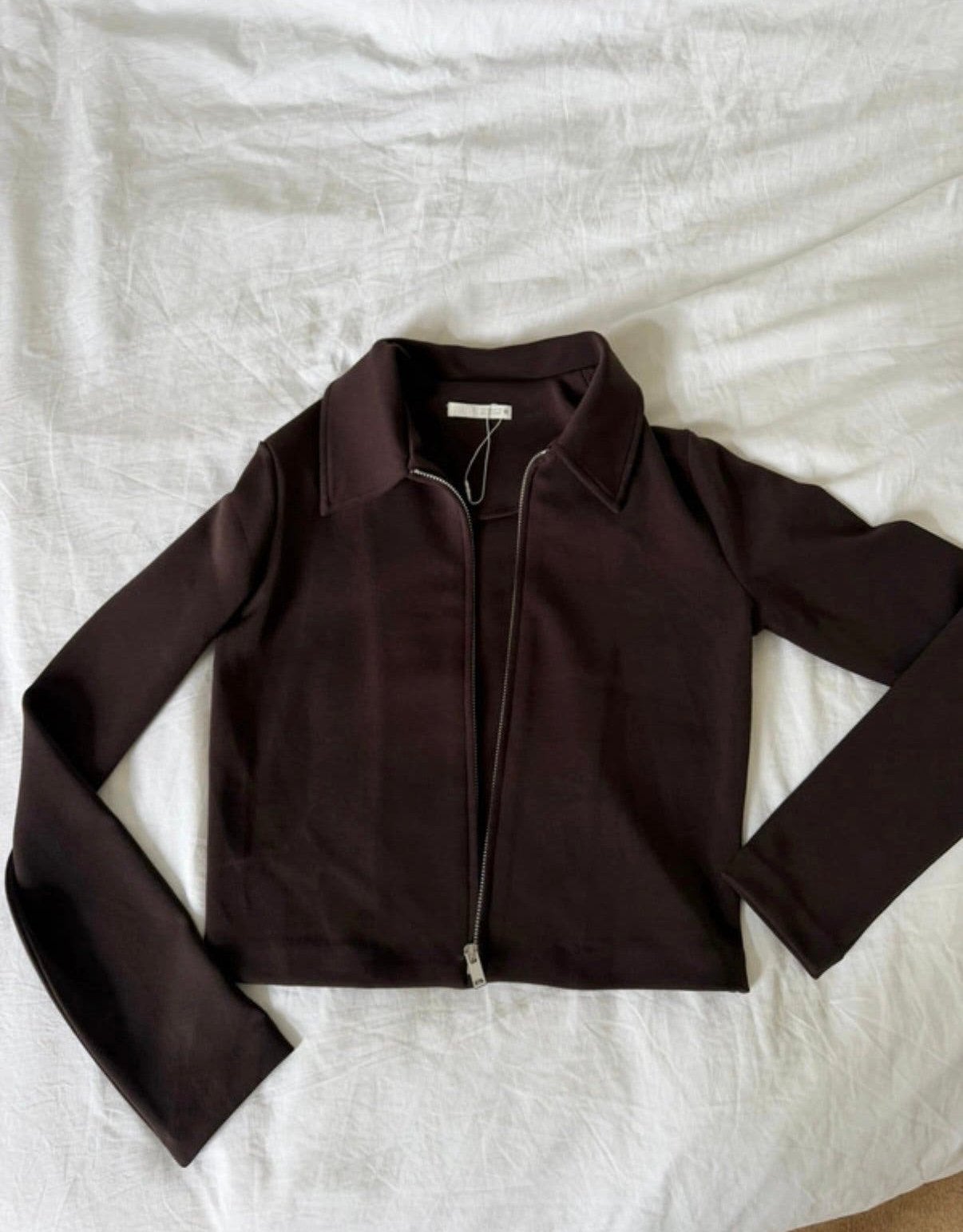 Zara bruin vest jasje maat M, Kleding | Dames, Truien en Vesten, Ophalen of Verzenden, Zo goed als nieuw, Maat 38/40 (M), Bruin