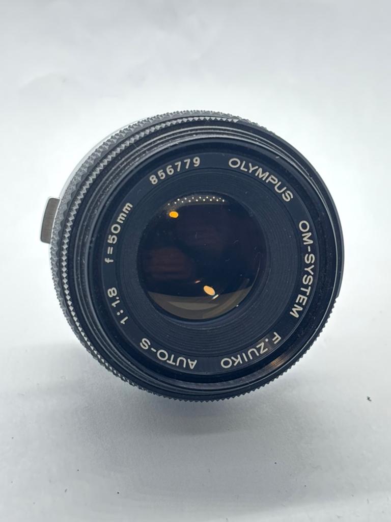 Olympus OM systeem F.Zuiko Auto-S 50mm f/1.8 lens, Ophalen of Verzenden, Zo goed als nieuw, Standaardlens