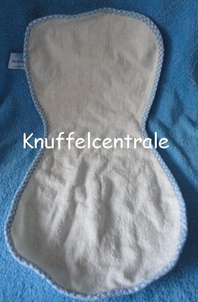 Nutricia blauw wit knuffeldoek langwerpig spuugdoek * Nieuw, Overige merken, Overige karakters, Nieuw, Ophalen of Verzenden