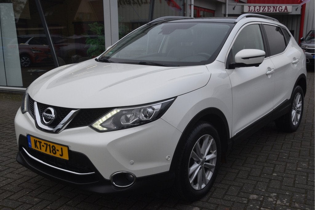 Nissan QASHQAI 1.2 Tekna Navi | LMV | PDC | Clima | Bluetoot, Auto's, Nissan, Gebruikt, 4 cilinders, 116 pk, Wit