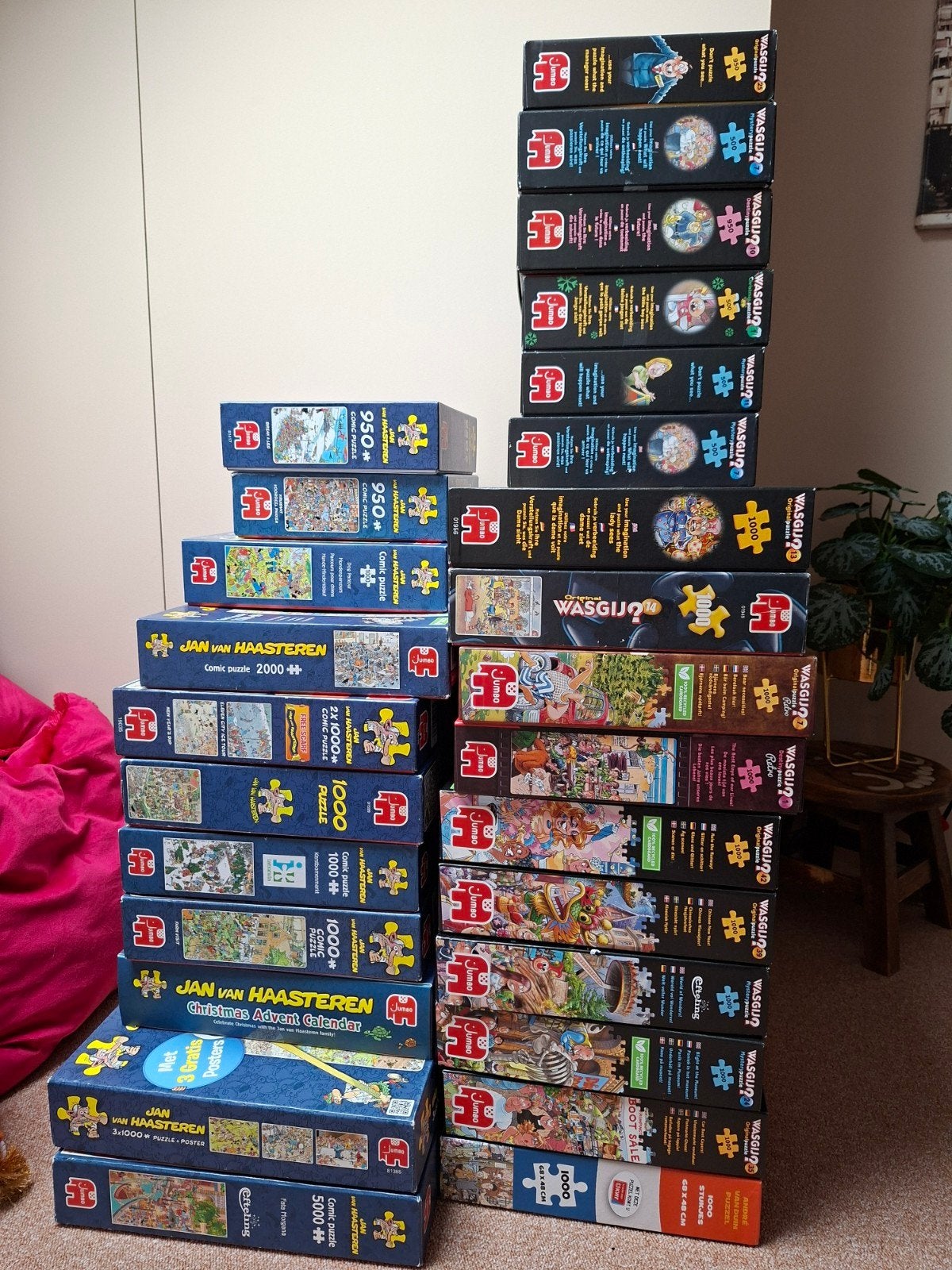 30 puzzels, Ophalen, 500 t/m 1500 stukjes, Zo goed als nieuw