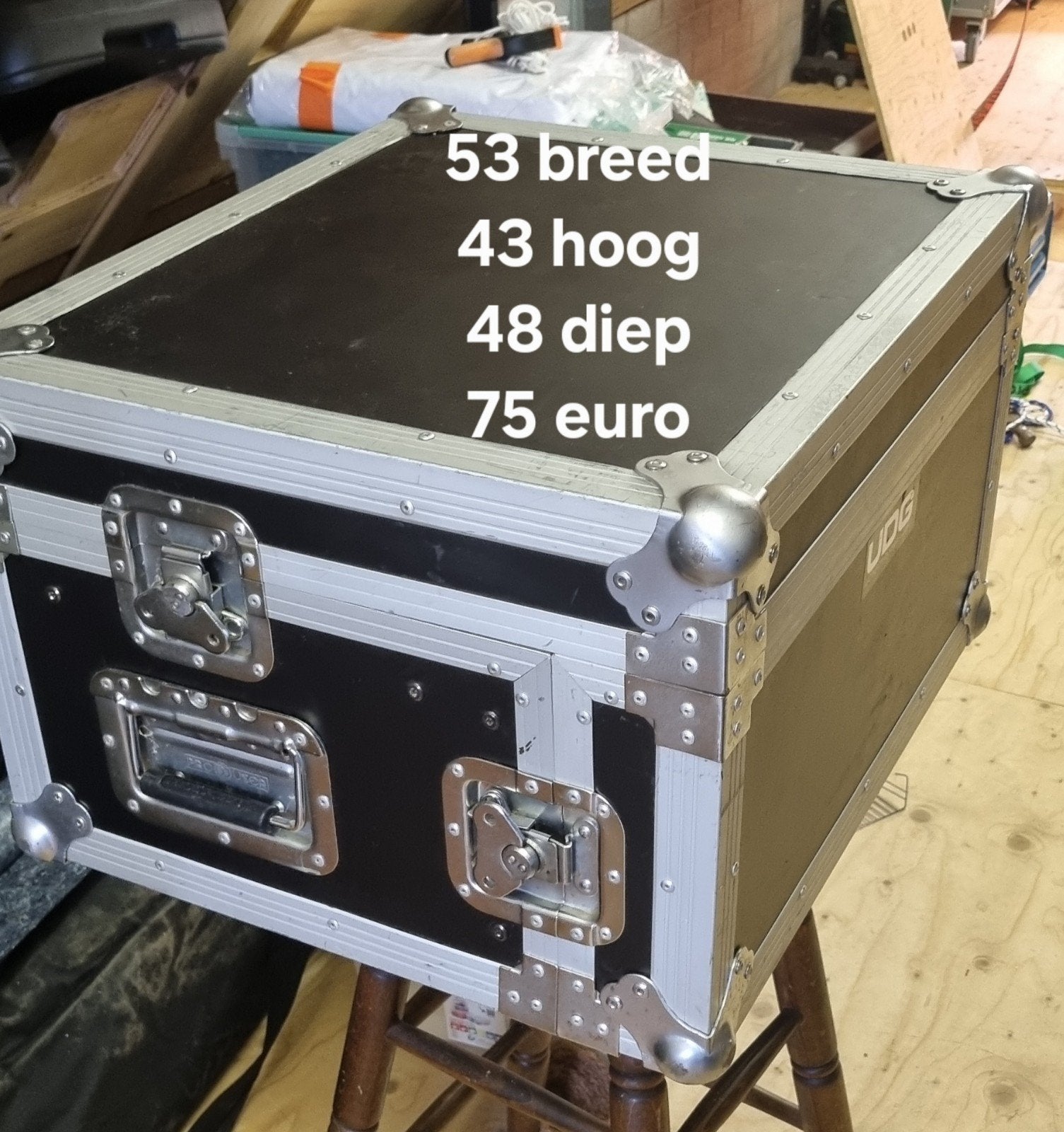 mooie fligtcase maten staan op foto, Ophalen, Zo goed als nieuw, Overige instrumenten