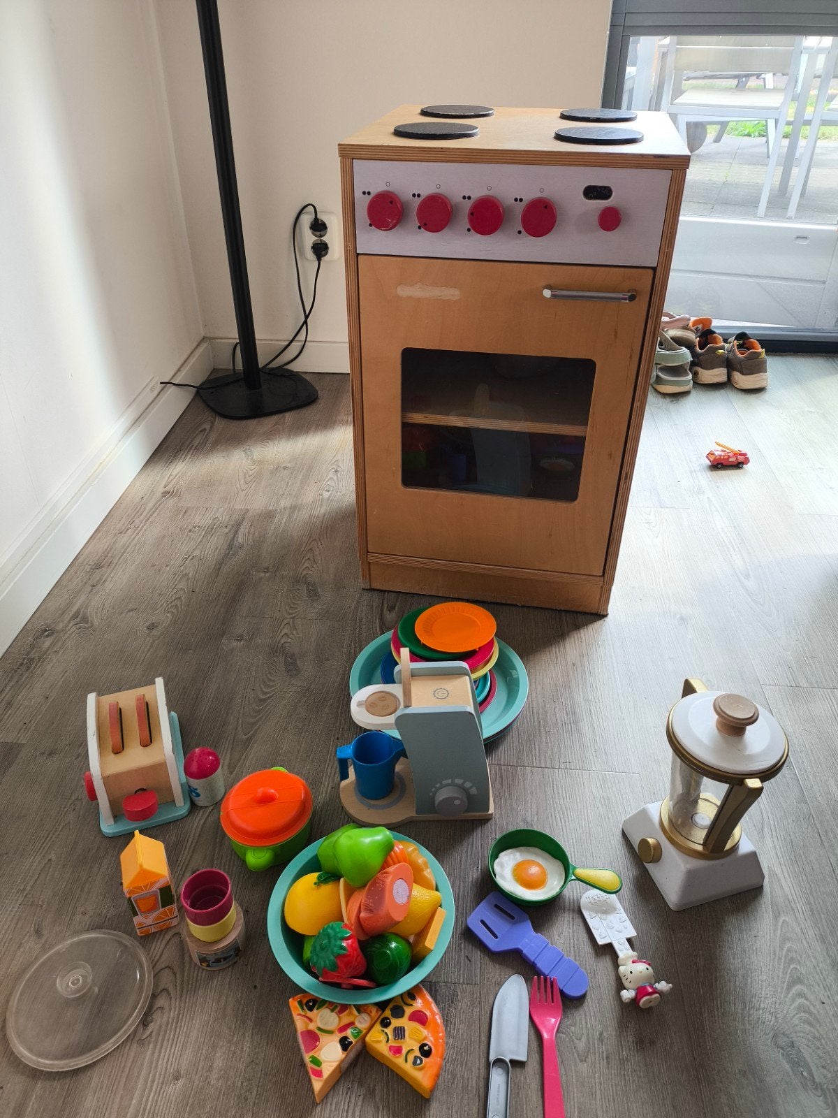 Houten speelkeuken met accessoires van Heutink, Ophalen, Gebruikt, Jongen of Meisje
