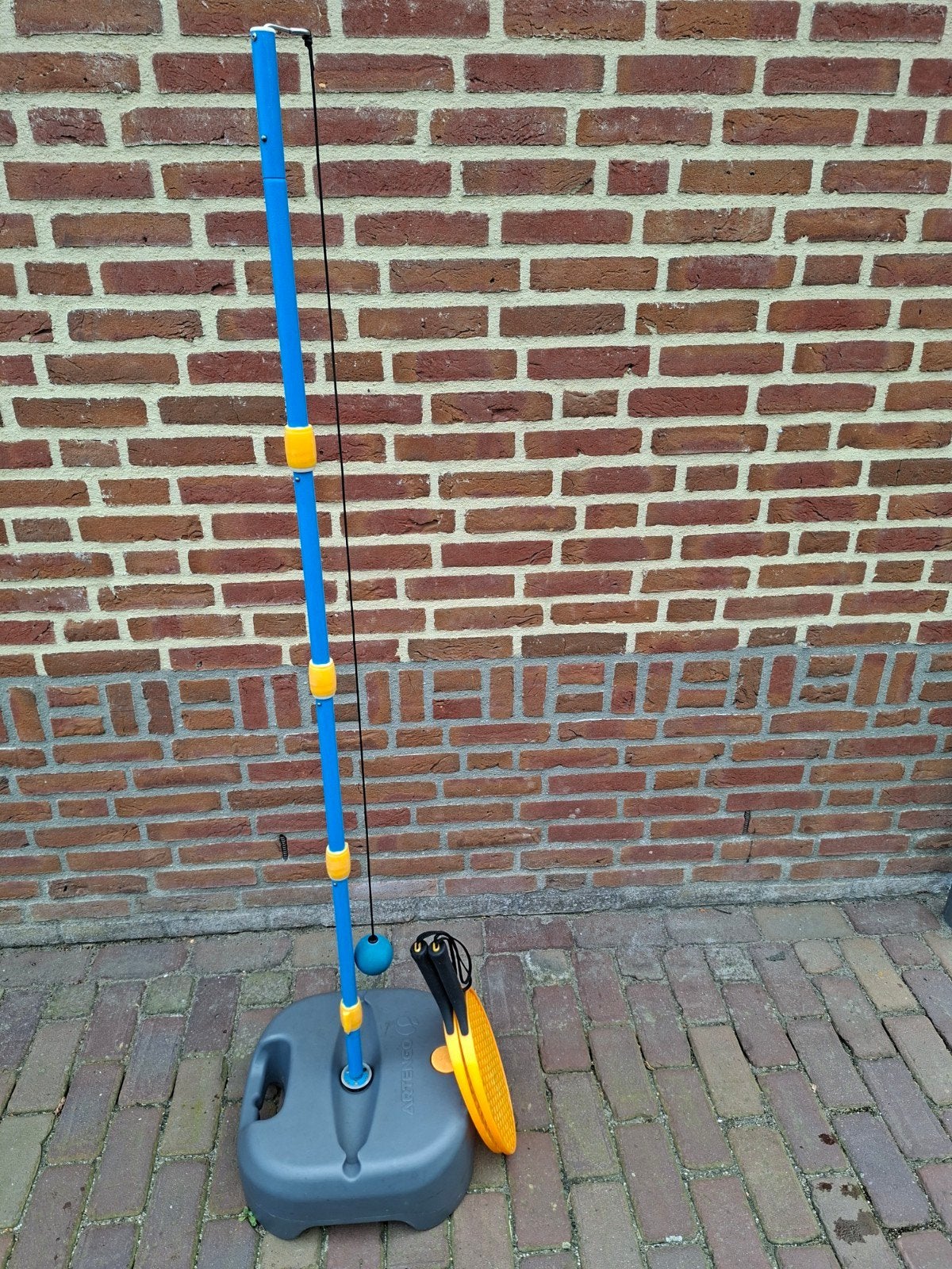 tennispaal set Artengo (Decathlon), Ophalen