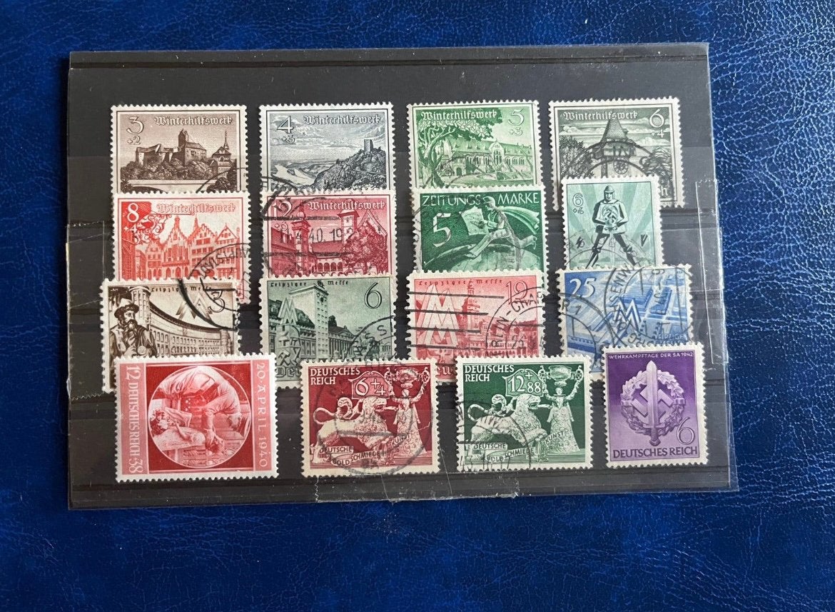 Postzegels Duitse Rijk kavel 18, Postzegels en Munten, Ophalen of Verzenden, Duitse Keizerrijk