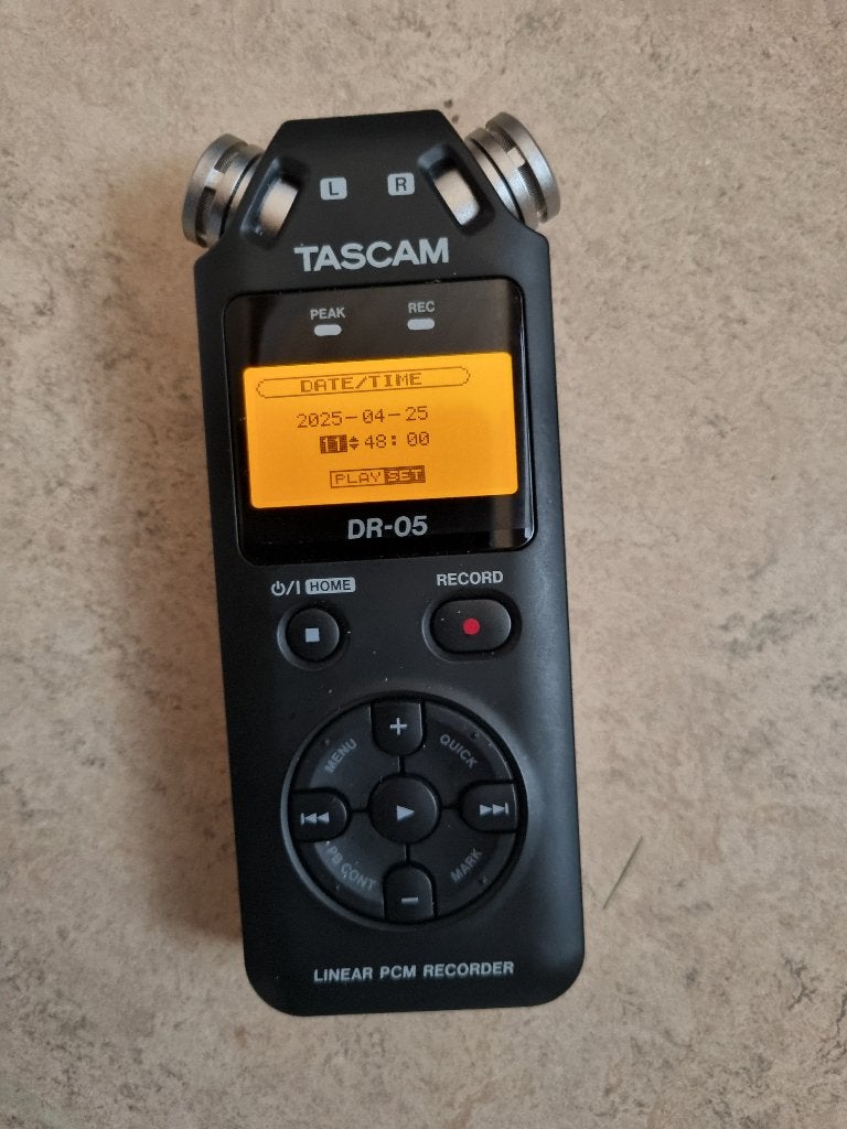 Tascam PCM recorder, Ophalen, Gebruikt, Audio