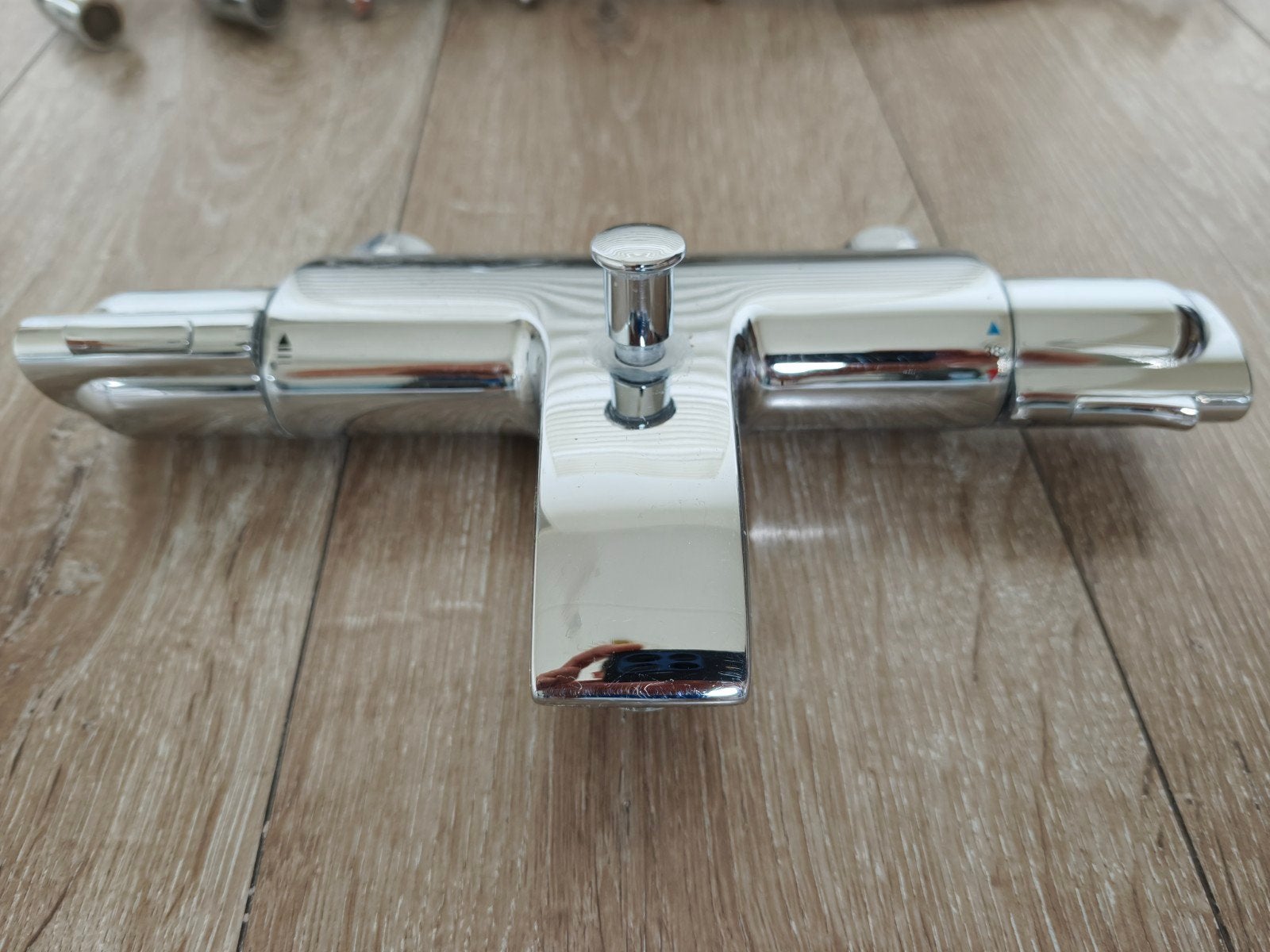 Grohe badkraan Thermostatisch Chroom, Ophalen, Gebruikt, Chroom, Kraan