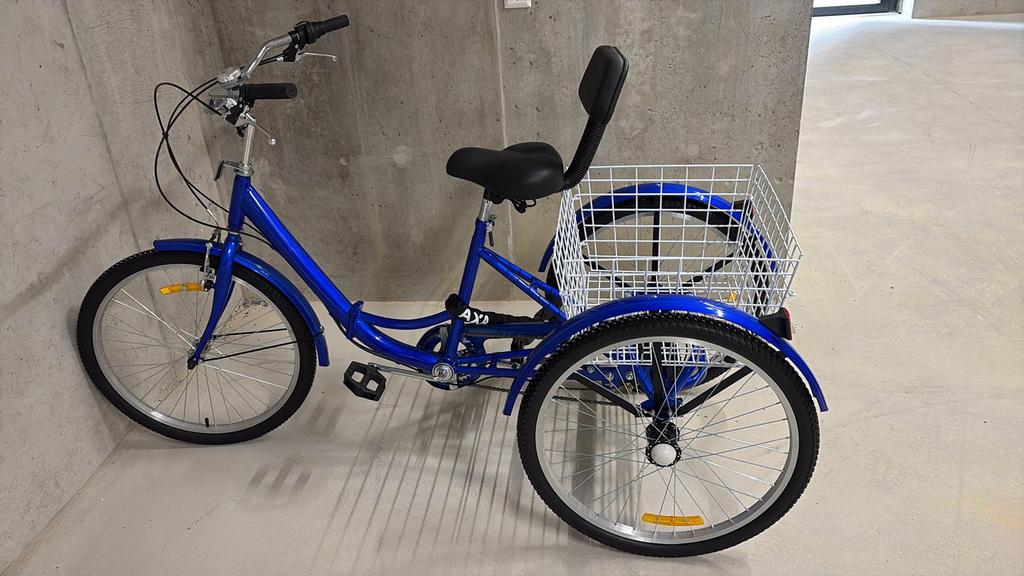 Opvouwbare 24 inch driewieler fiets met 7 versnellingen, Fietsen en Brommers, Ophalen, Zo goed als nieuw