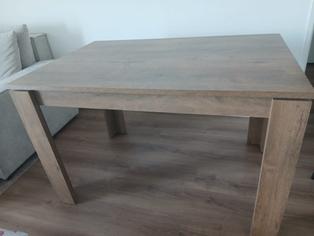 Eettafel, Huis en Inrichting, Tafels | Eettafels, Ophalen, Overige materialen, 100 tot 150 cm, 50 tot 100 cm