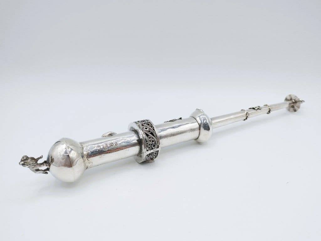 Zilveren jat, 1878, 30,5 cm, Verzenden, Zilver