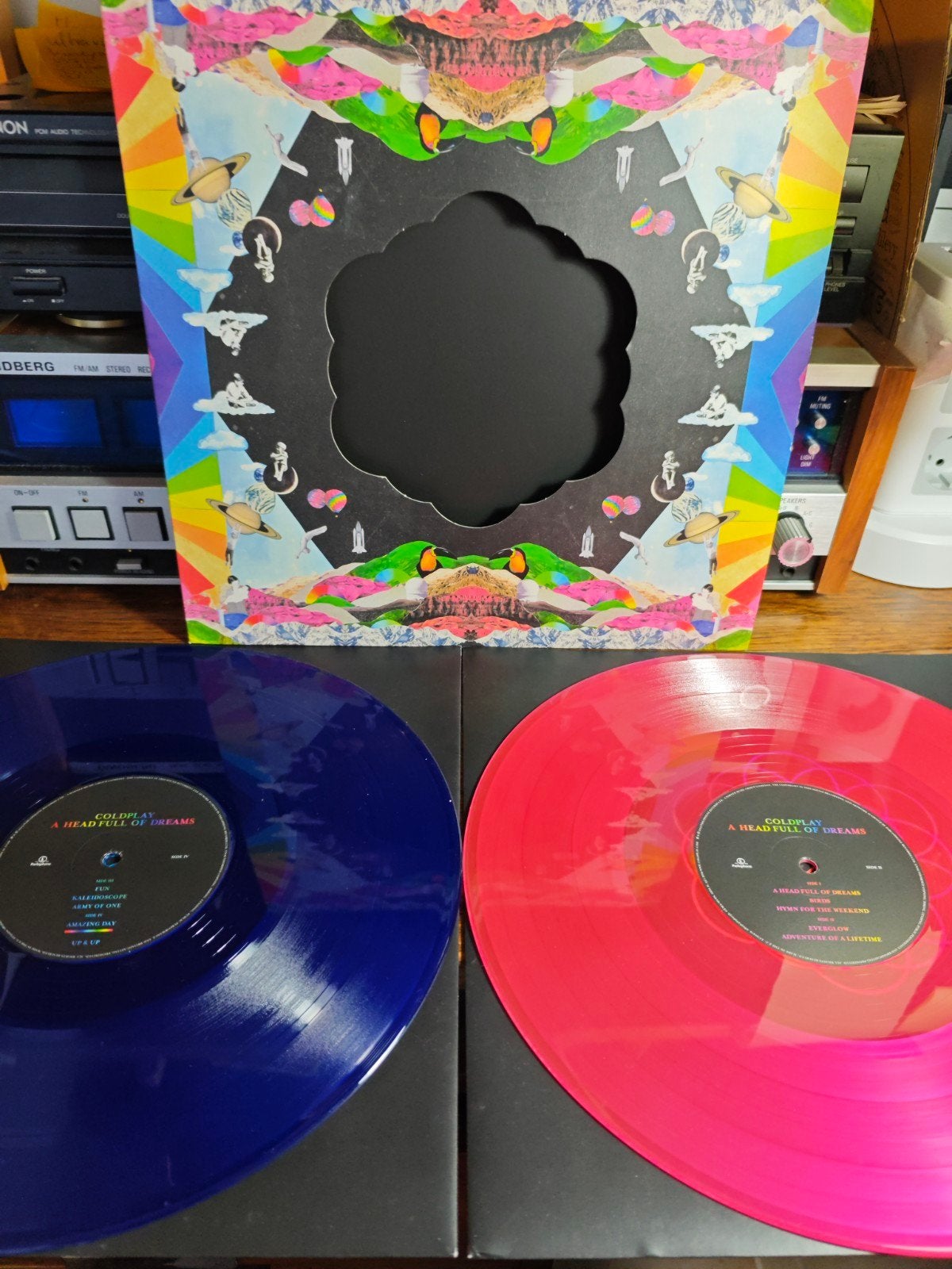 Coldplay - A Head Full of Dreams (Gekleurd Vinyl), 2010 - 2019, Zo goed als nieuw, 12 inch, Poprock