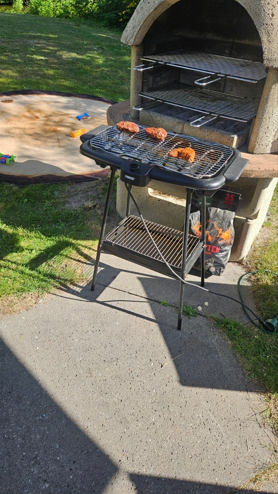Princess camping elektrische bbq, Ophalen, Zo goed als nieuw
