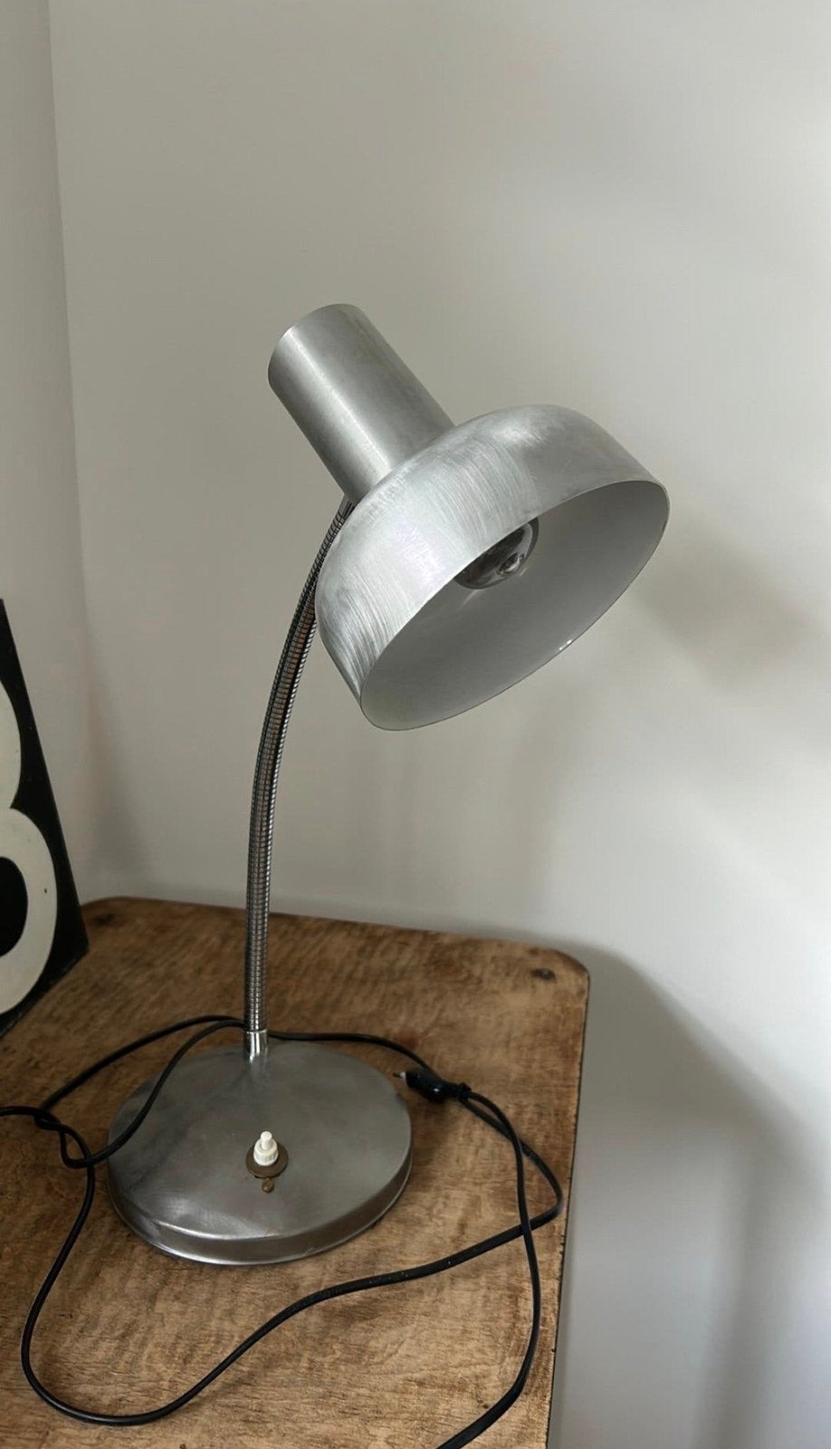Industriele bureaulamp jaren 70, Ophalen of Verzenden, Zo goed als nieuw, Bureaulamp