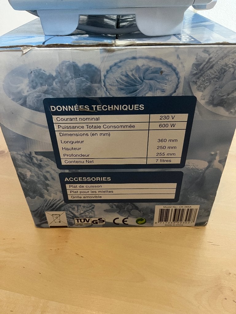 elektrische oven, Ophalen of Verzenden, Zo goed als nieuw