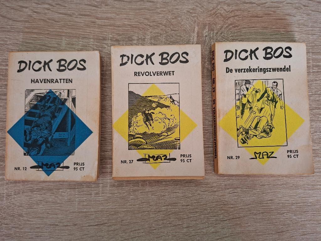 Dick Bos Stripboekjes 34 Stuks, Boeken, Stripboeken, Gelezen, Dick Bos, Ophalen of Verzenden, Meerdere stripboeken