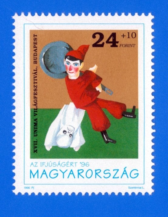 Hongarije, Poppenspel, Mi. 4385 postfris, Postzegels en Munten, Verzenden, Postfris