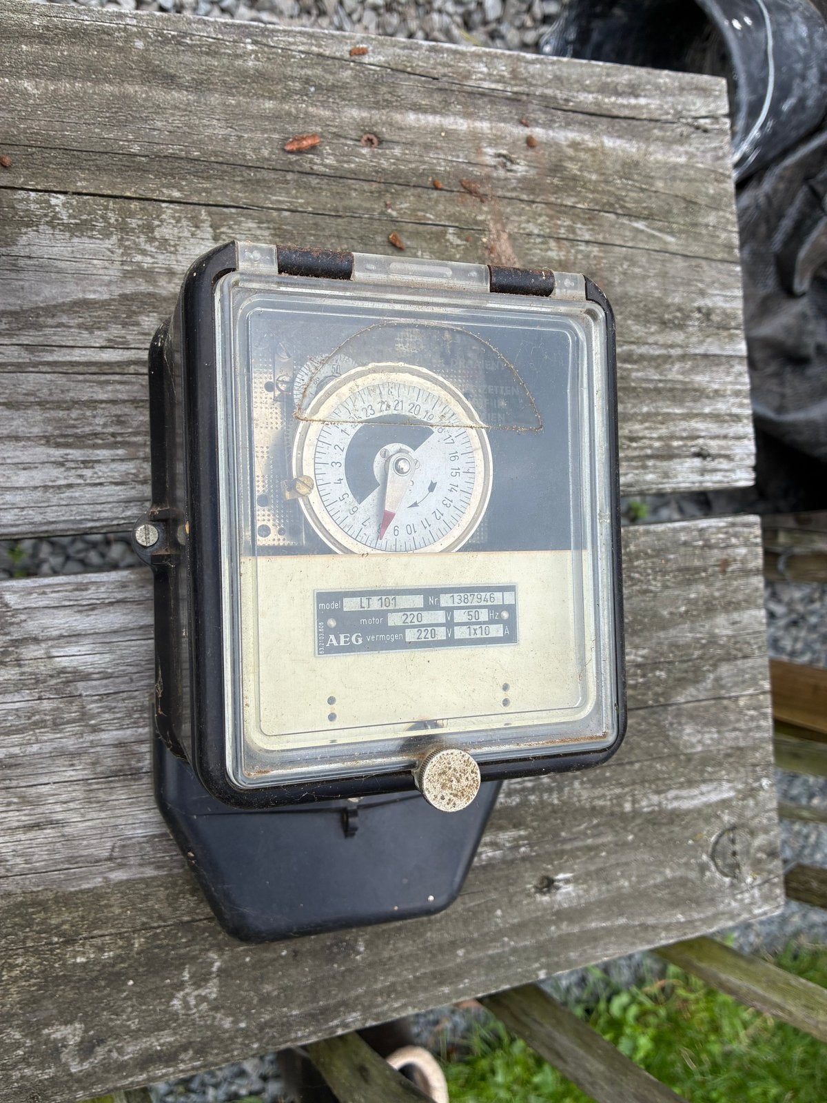 AEG LT 101 Vintage timer, Ophalen of Verzenden