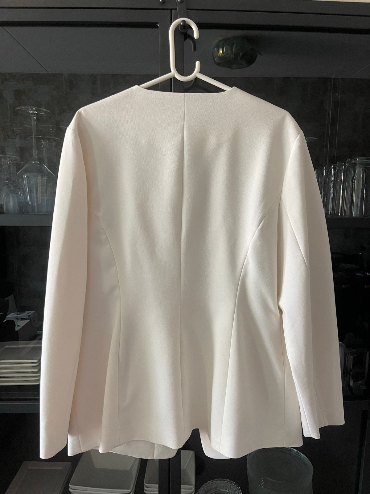 Nieuw wit jasje van Primark, maat 46, Kleding | Dames, Jasjes, Kostuums en Pakken, Nieuw, Jasje, Maat 46/48 (XL) of groter, Wit