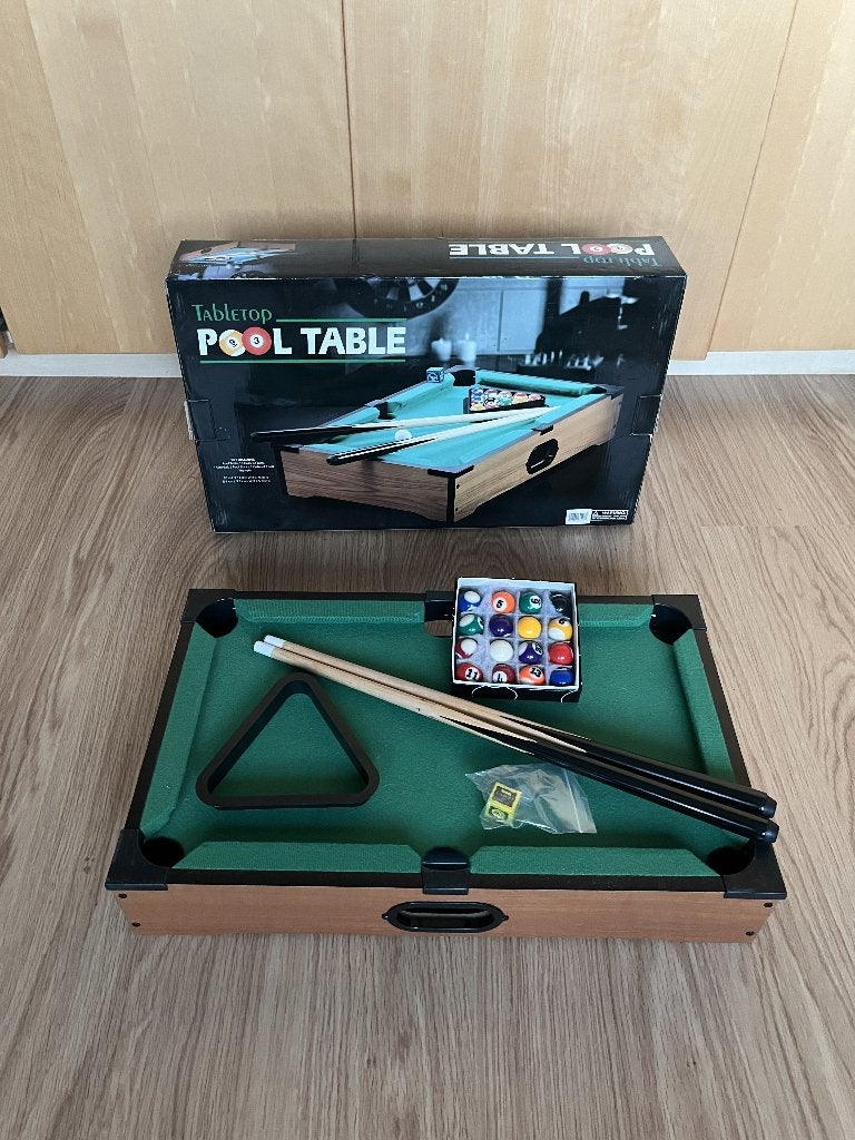 Mini pooltafel Tabletop, Ophalen, Zo goed als nieuw