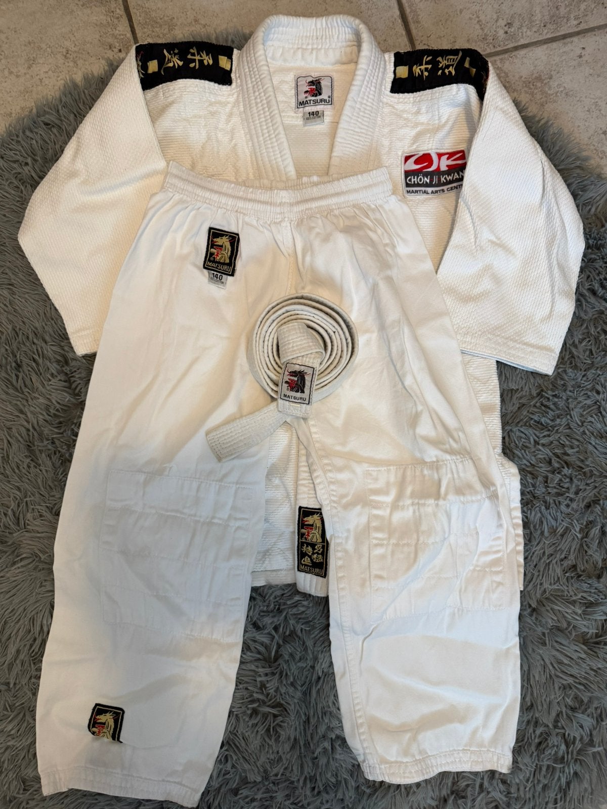 Judopak Matsuru maat 140, Sport en Fitness, Maat XS of kleiner, Judo, Vechtsportpak, Ophalen of Verzenden