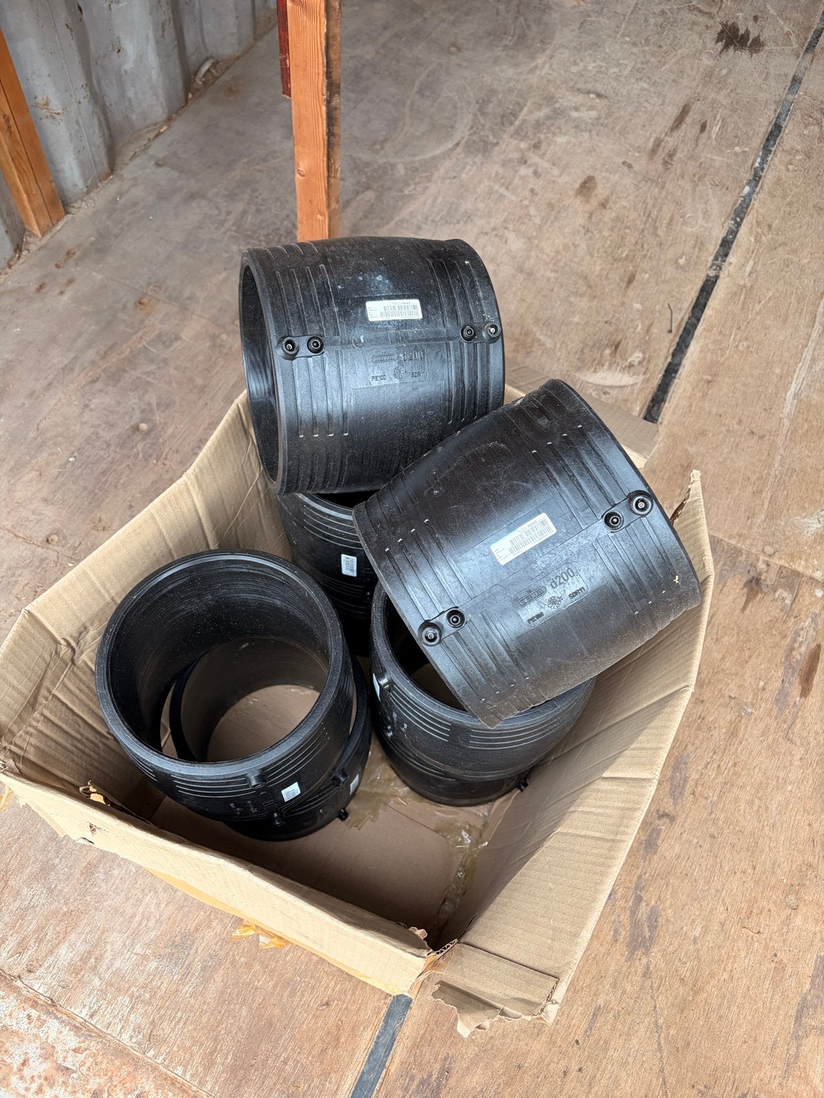 Wavin elektrolasmoffen voor PE/HDPE-buis, diameter 200 mm., Overige materialen, Overige typen, Nieuw, Ophalen of Verzenden