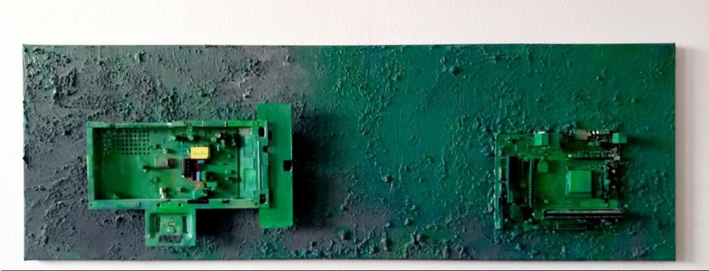 Industrieel werk 120X40 CM, Ophalen