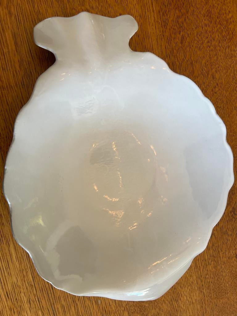 Puntgaaf Dols&Martens voor Serax schaal 31cm wit porselein, Ophalen of Verzenden, Overige stijlen, Porselein, Schaal of Schalen