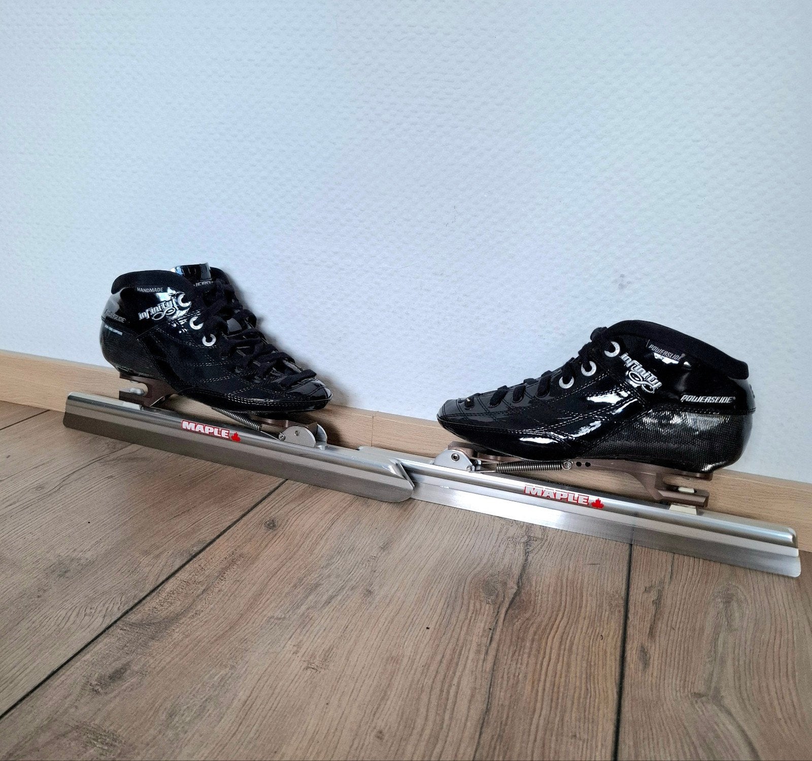Powerslide Infinity klapschaatsen maat 38, Klapschaats, Ophalen of Verzenden, Zo goed als nieuw, Maple